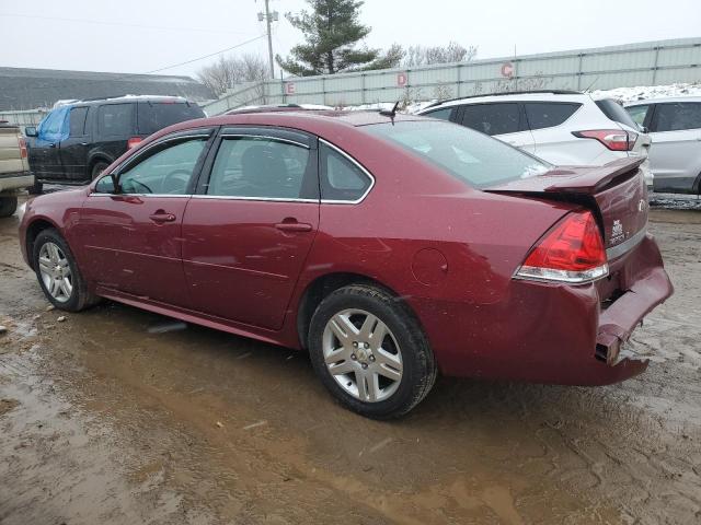 2G1WB5EK4B1193135 - 2011 CHEVROLET IMPALA LT MAROON photo 2