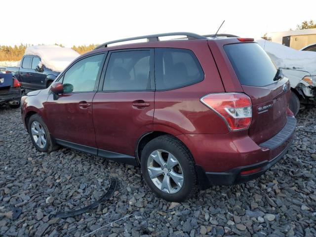 JF2SJAEC0EH421693 - 2014 SUBARU FORESTER 2.5I PREMIUM BURGUNDY photo 2