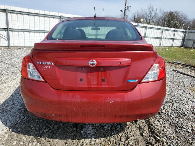 3N1CN7AP3DL853958 - 2013 NISSAN VERSA S RED photo 6