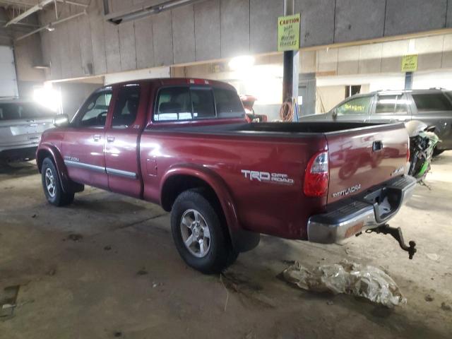 5TBBT44125S457111 - 2005 TOYOTA TUNDRA ACCESS CAB SR5 BURGUNDY photo 2