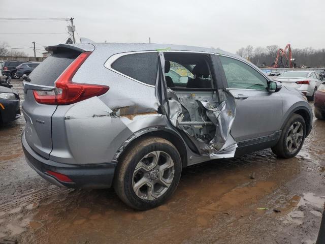 JHLRW2H56KX011261 - 2019 HONDA CR-V EX SILVER photo 3