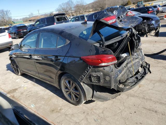 KMHD84LF6HU156352 - 2017 HYUNDAI ELANTRA SE BLACK photo 2