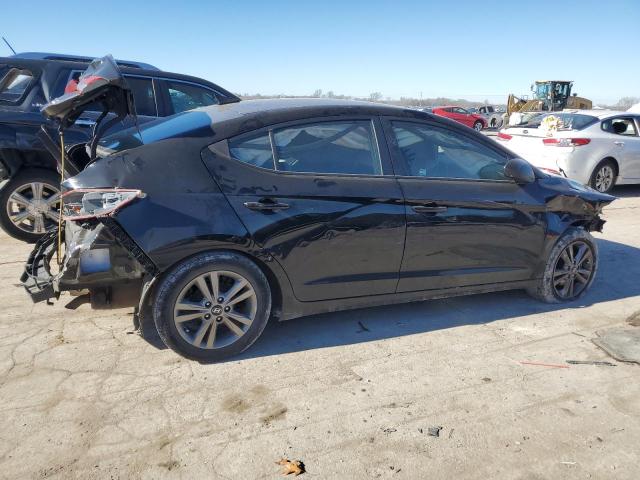 KMHD84LF6HU156352 - 2017 HYUNDAI ELANTRA SE BLACK photo 3