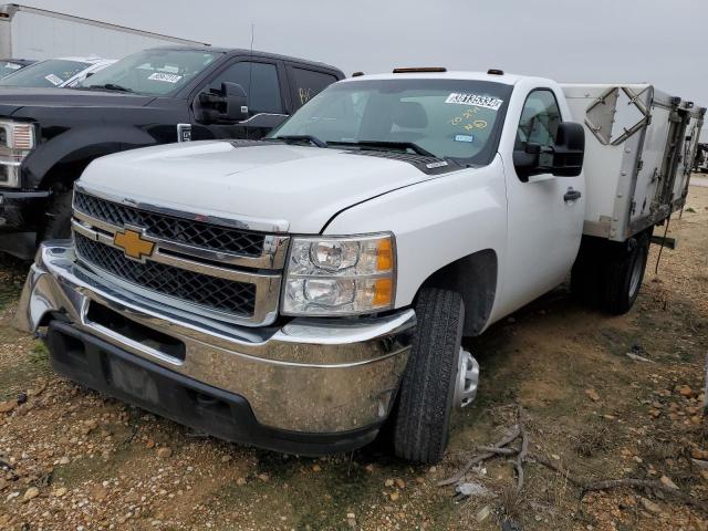 1GB3CZCG2EF141212 - 2014 CHEVROLET SILVERADO C3500 WHITE photo 1