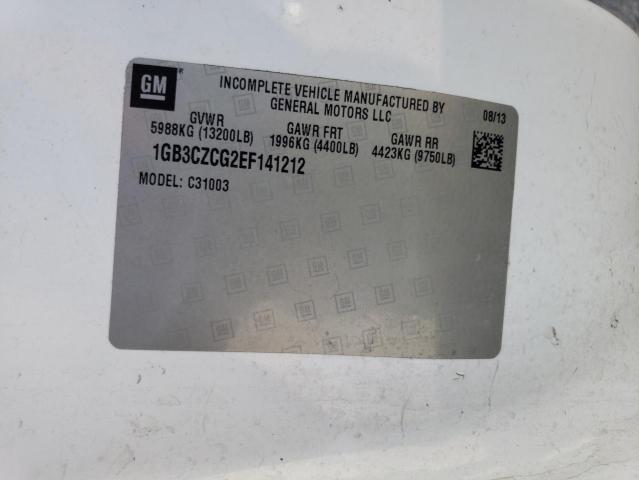 1GB3CZCG2EF141212 - 2014 CHEVROLET SILVERADO C3500 WHITE photo 13