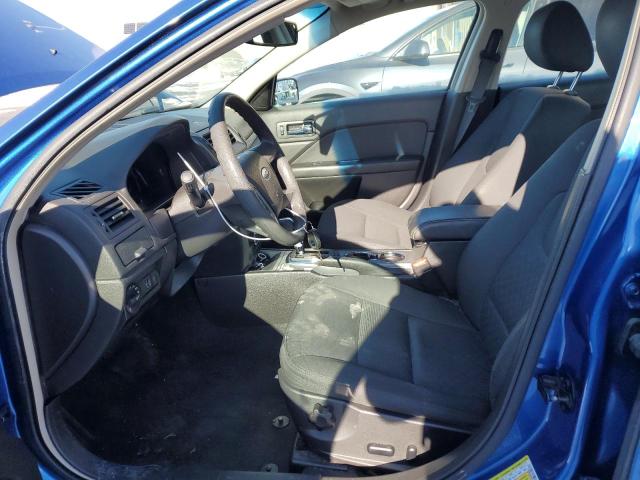 3FAHP0HA6CR272638 - 2011 FORD FUSION SE BLUE photo 7