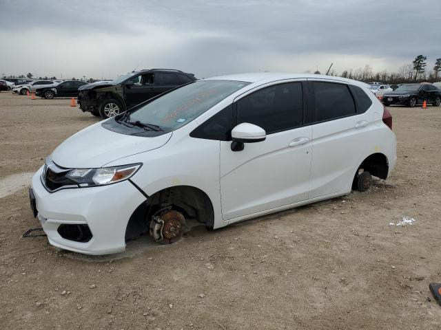 3HGGK5H46KM728923 - 2019 HONDA FIT LX WHITE photo 1