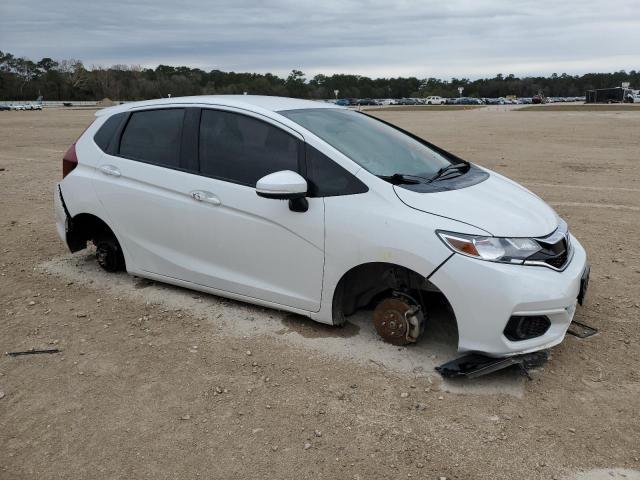 3HGGK5H46KM728923 - 2019 HONDA FIT LX WHITE photo 4