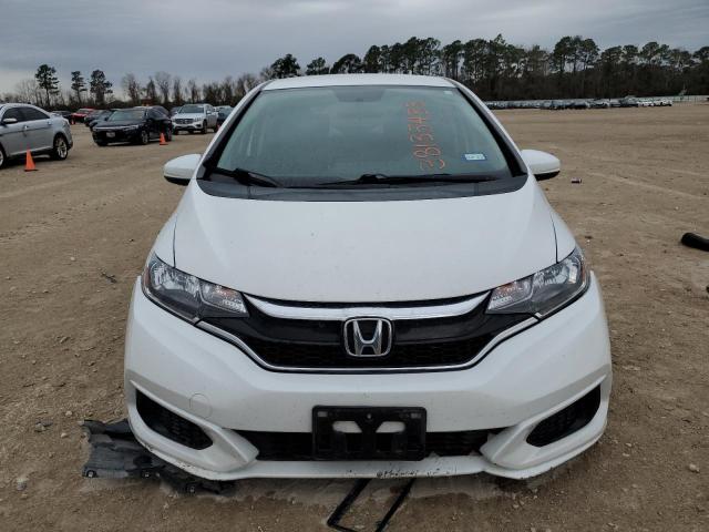 3HGGK5H46KM728923 - 2019 HONDA FIT LX WHITE photo 5