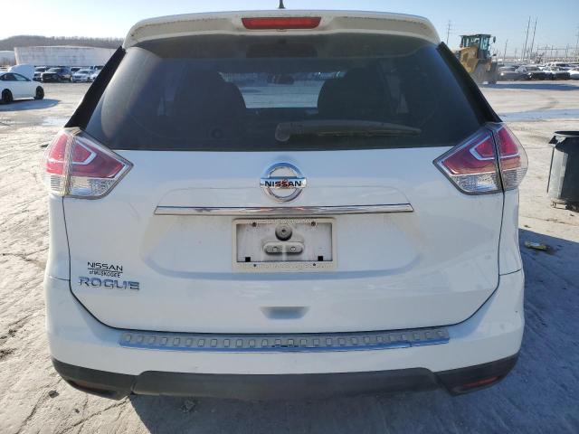 KNMAT2MTXFP588856 - 2015 NISSAN ROGUE S WHITE photo 6