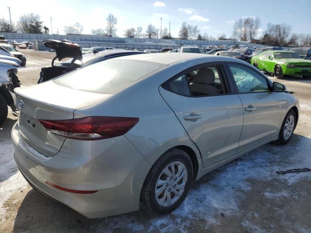 5NPD74LFXJH298016 - 2018 HYUNDAI ELANTRA SE BEIGE photo 3