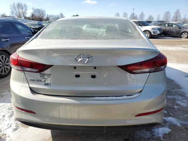 5NPD74LFXJH298016 - 2018 HYUNDAI ELANTRA SE BEIGE photo 6