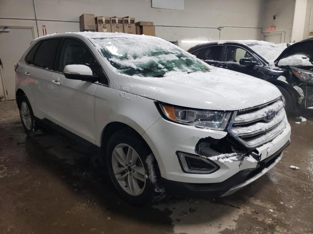 2FMPK3J91HBB58635 - 2017 FORD EDGE SEL WHITE photo 4