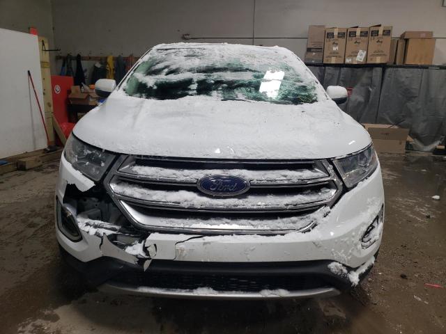 2FMPK3J91HBB58635 - 2017 FORD EDGE SEL WHITE photo 5