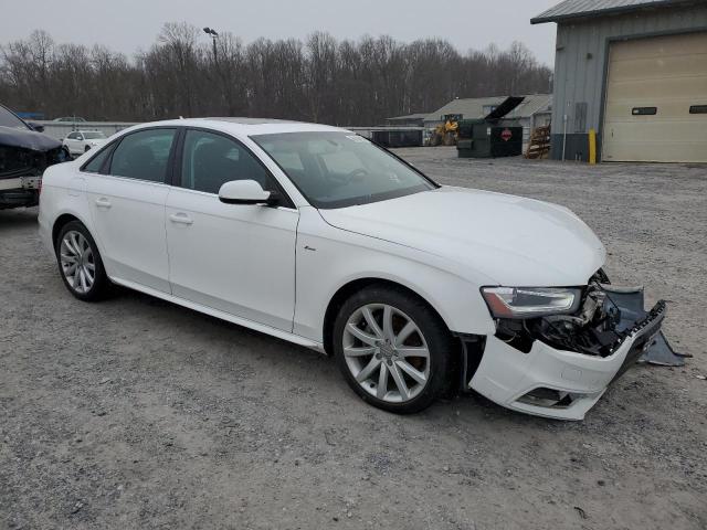 WAUBFAFL3EN027618 - 2014 AUDI A4 PREMIUM WHITE photo 4