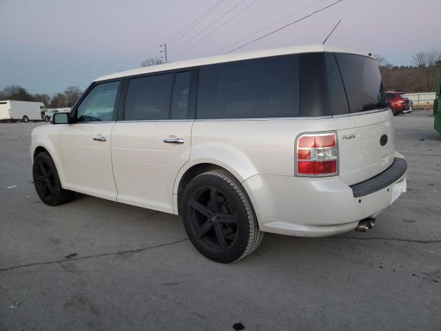 2FMDK52C79BA02142 - 2009 FORD FLEX SEL WHITE photo 2