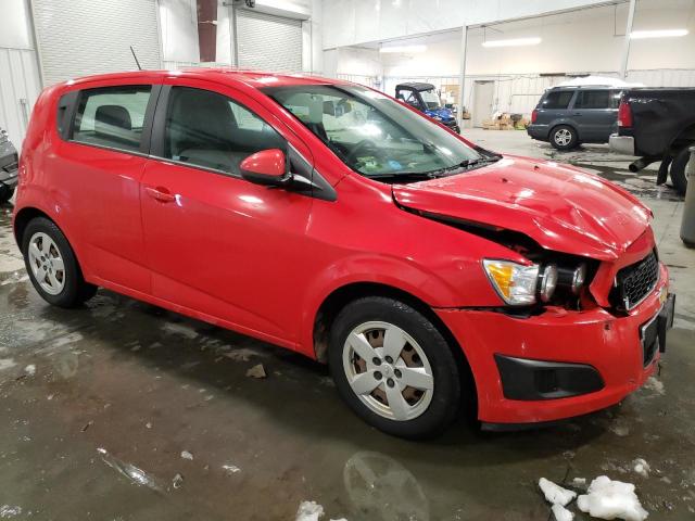 1G1JB6SH9F4179704 - 2015 CHEVROLET SONIC LS 红色 照片 4