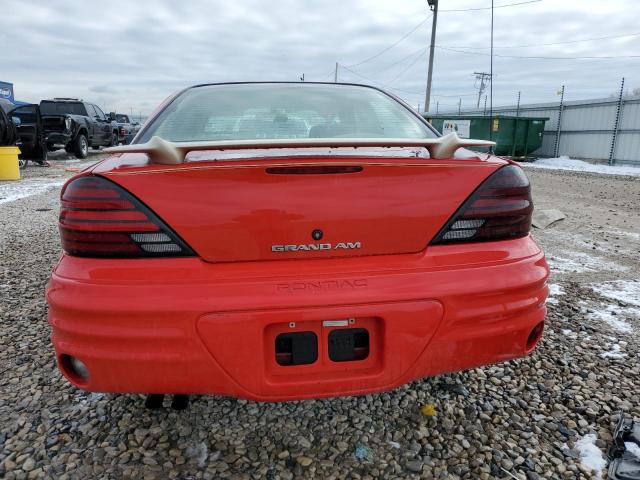 1G2NE52T0XM806083 - 1999 PONTIAC GRAND AM SE RED photo 6