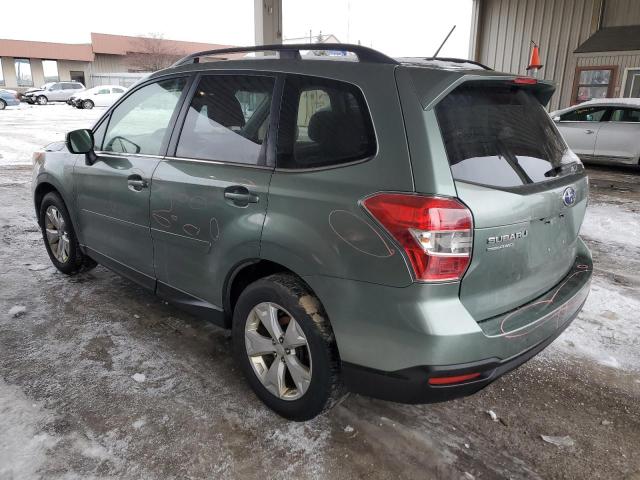 JF2SJAPC3EH459576 - 2014 SUBARU FORESTER 2.5I TOURING GREEN photo 2