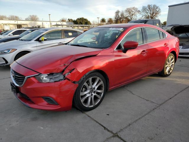 JM1GL1V58H1117430 - 2017 MAZDA 6 TOURING RED photo 1