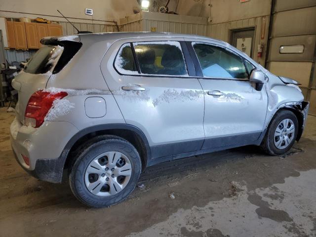 3GNCJKSB1HL232195 - 2017 CHEVROLET TRAX LS SILVER photo 3