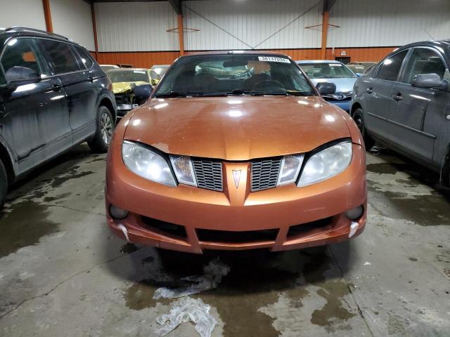 3G2JB12F55S161387 - 2005 PONTIAC SUNFIRE ORANGE photo 5