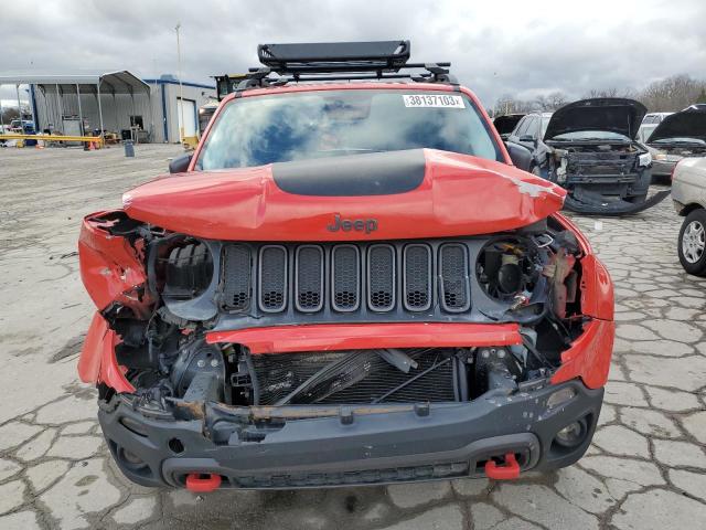 ZACCJBCT4GPD68343 - 2016 JEEP RENEGADE TRAILHAWK RED photo 5