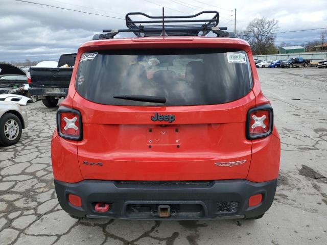 ZACCJBCT4GPD68343 - 2016 JEEP RENEGADE TRAILHAWK RED photo 6