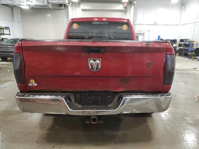 1D7RV1GT2BS544334 - 2011 DODGE RAM 1500 BURGUNDY photo 6