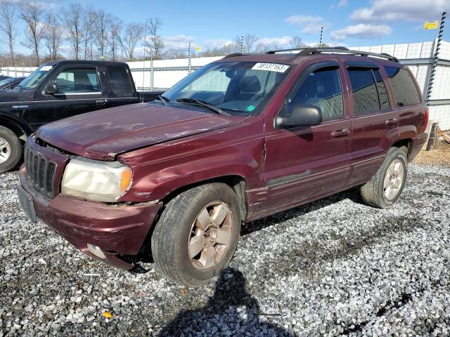 1J4GX58S31C507479 - 2001 JEEP GRAND CHER LIMITED BURGUNDY photo 1