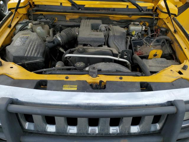 5GTDN136068142389 - 2006 HUMMER H3 YELLOW photo 11