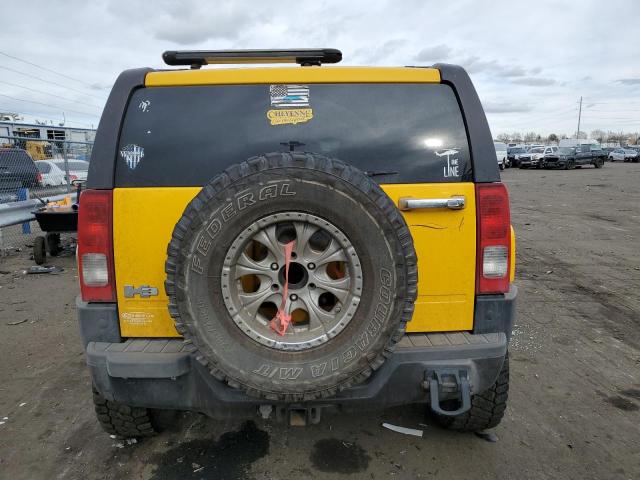 5GTDN136068142389 - 2006 HUMMER H3 YELLOW photo 6