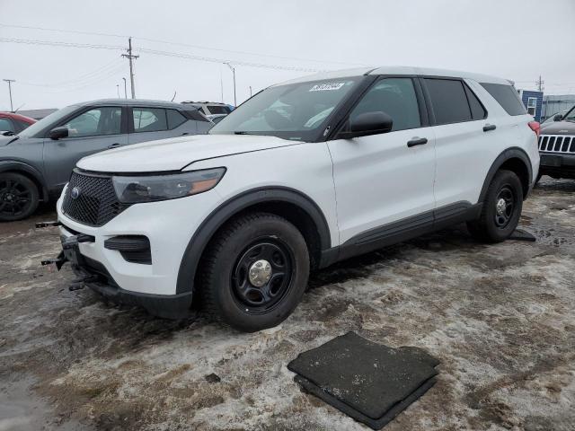 1FM5K8AB8MGB90007 - 2021 FORD EXPLORER POLICE INTERCEPTOR WHITE photo 1