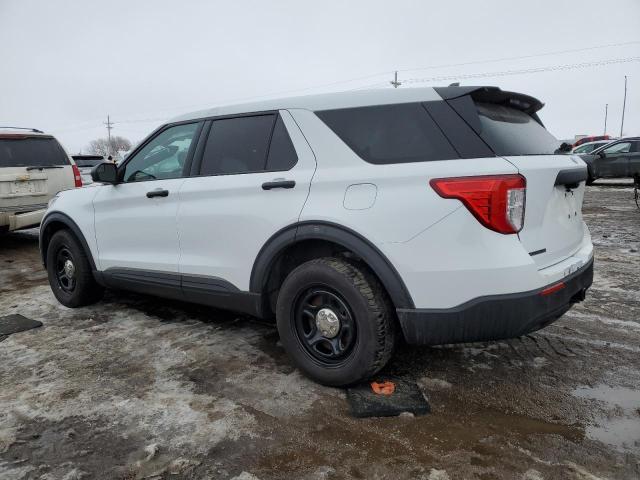 1FM5K8AB8MGB90007 - 2021 FORD EXPLORER POLICE INTERCEPTOR WHITE photo 2