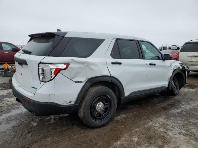 1FM5K8AB8MGB90007 - 2021 FORD EXPLORER POLICE INTERCEPTOR WHITE photo 3