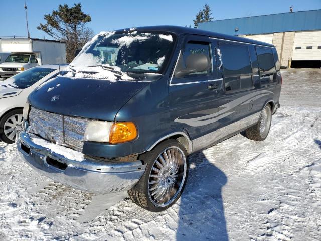 2B6HB11Y52K128506 - 2002 DODGE RAM VAN B1500 GREEN photo 1