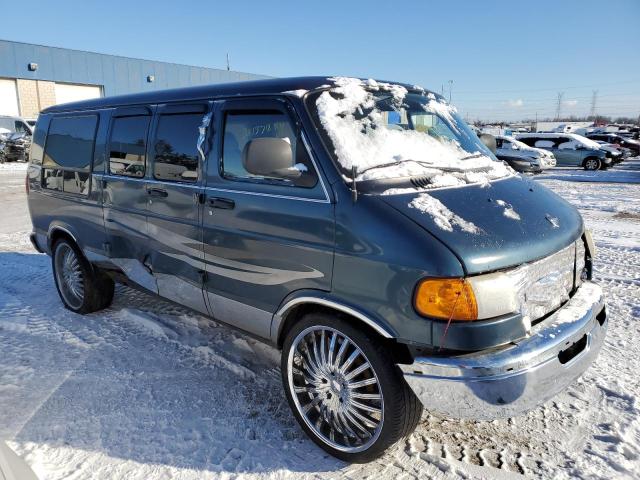 2B6HB11Y52K128506 - 2002 DODGE RAM VAN B1500 GREEN photo 4