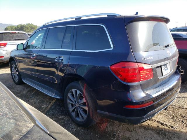 4JGDF6EE7FA517883 - 2015 MERCEDES-BENZ GL 450 4MATIC BLUE photo 2