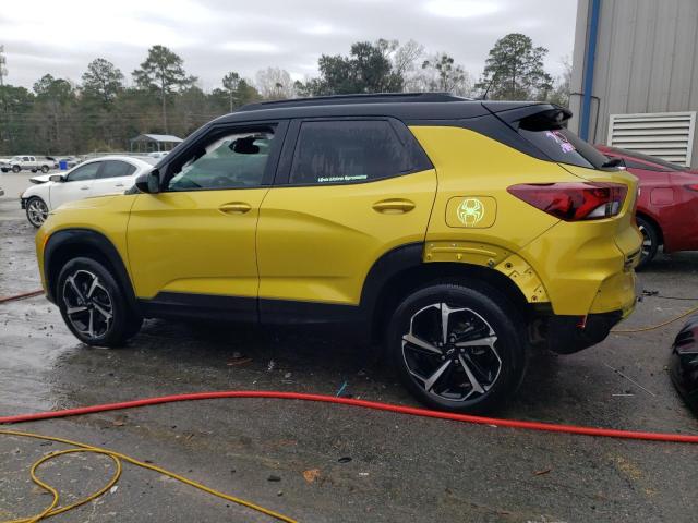 KL79MUSL0PB178769 - 2023 CHEVROLET TRAILBLAZE RS YELLOW photo 2