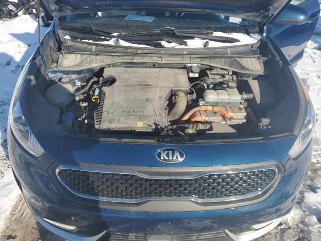 KNDCB3LC6K5222045 - 2019 KIA NIRO FE BLUE photo 11