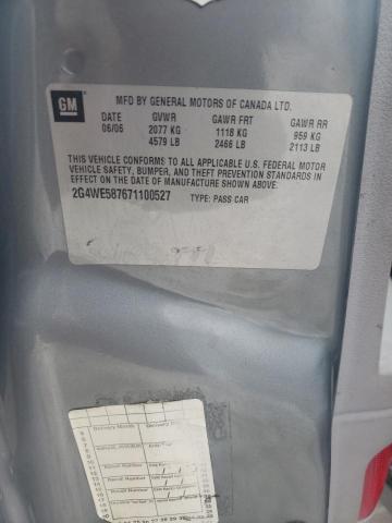 2G4WE587671100527 - 2007 BUICK LACROSSE CXS 灰色 照片 12