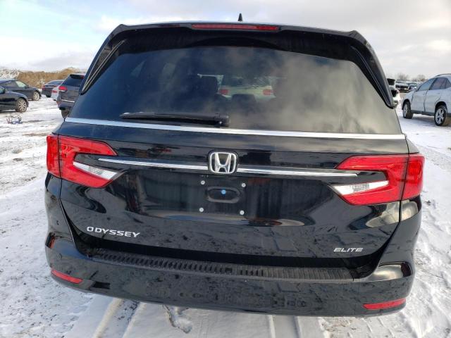 5FNRL6H90NB008189 - 2022 HONDA ODYSSEY ELITE Սև լուսանկար 6