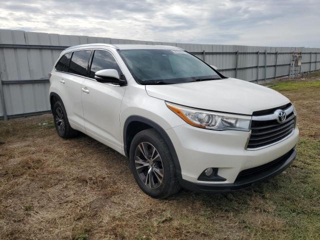 5TDKKRFH6GS503429 - 2016 TOYOTA HIGHLANDER XLE WHITE photo 4