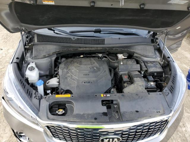 5XYPKDA59KG448583 - 2019 KIA SORENTO SX GRAY photo 12