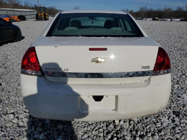 2G1WT58N089126495 - 2008 CHEVROLET IMPALA LT WHITE photo 6