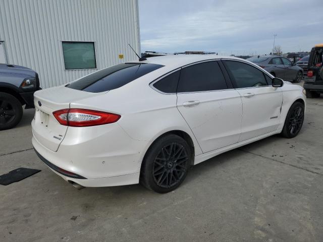 3FA6P0LU9DR127619 - 2013 FORD FUSION SE HYBRID WHITE photo 3