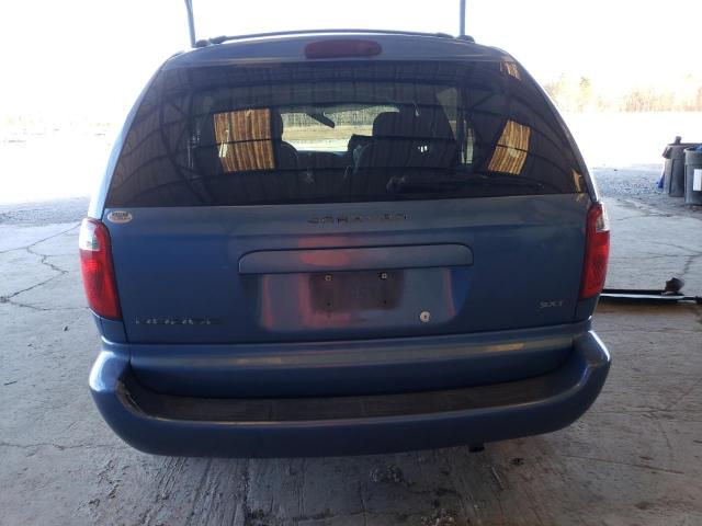 1D4GP45R17B176355 - 2007 DODGE CARAVAN SXT BLUE photo 6