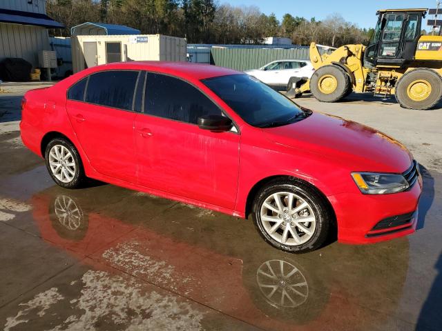 3VWD17AJ1FM329775 - 2015 VOLKSWAGEN JETTA SE RED photo 4