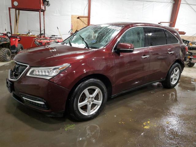 5FRYD4H46EB018905 - 2014 ACURA MDX TECHNOLOGY BURGUNDY photo 1