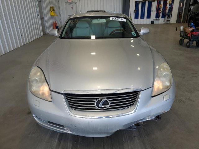 JTHFN45Y289017115 - 2008 LEXUS SC 430 SILVER photo 5